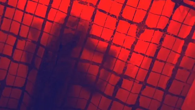 Exotic shower scene